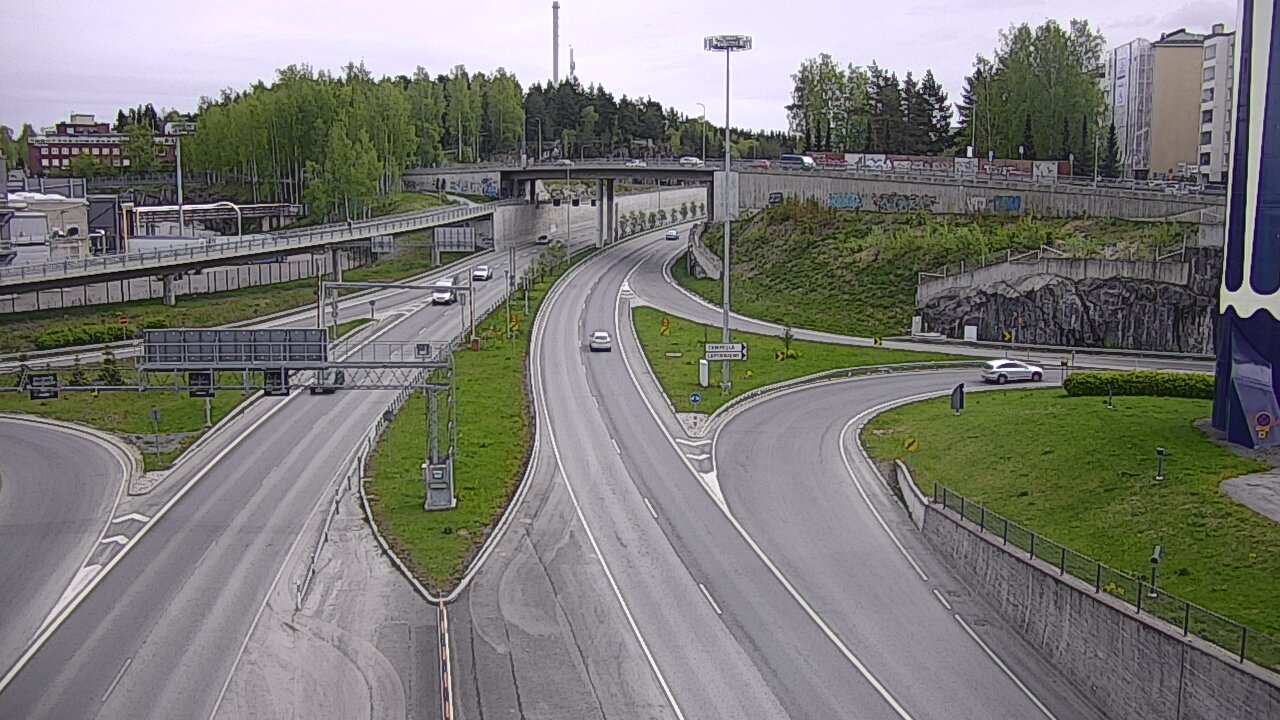 Weather Camera Image Road 12 Tampere, Rantatunneli Armonkallio, Tampere, Pirkanmaa