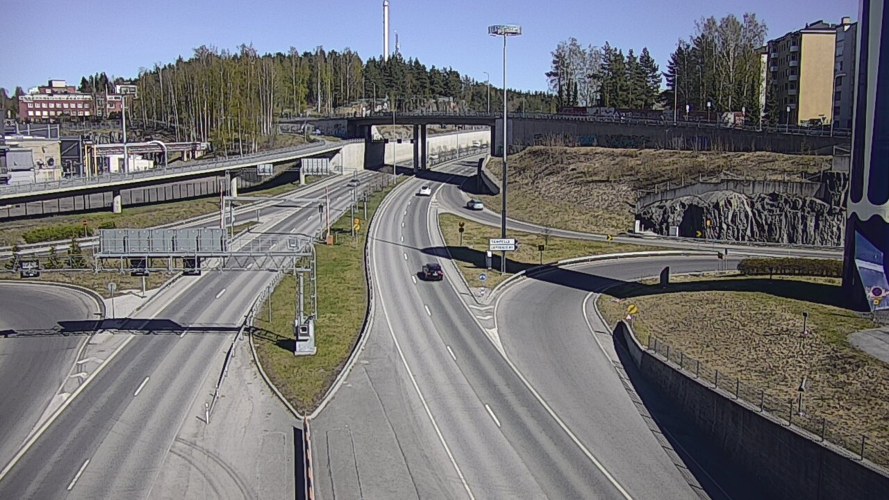 Weather Camera Image Väg 12 Tammerfors, Rantatunneli Armonkallio, Tampere, Pirkanmaa