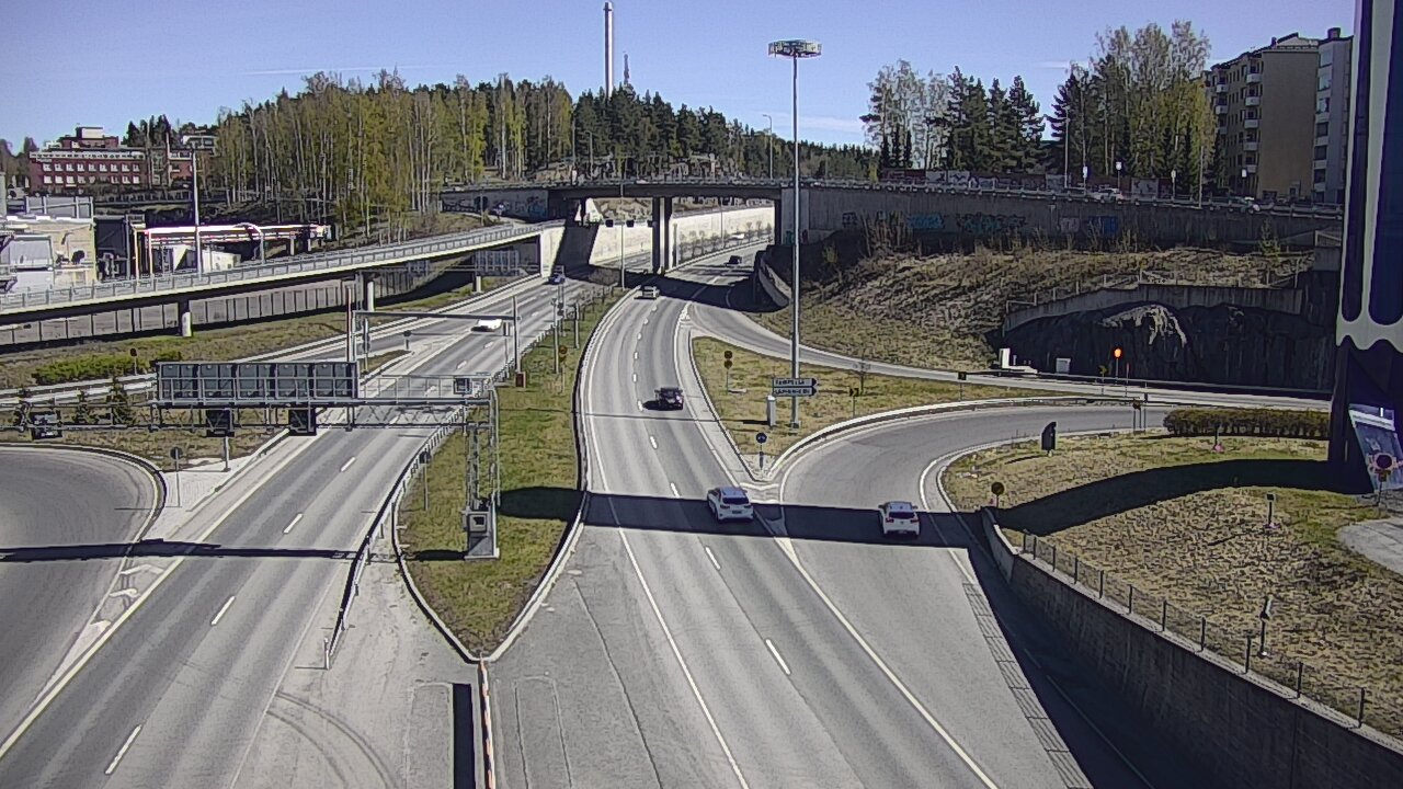 Weather Camera Image Väg 12 Tammerfors, Rantatunneli Armonkallio, Tampere, Pirkanmaa