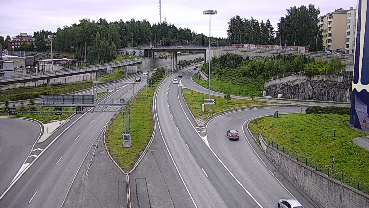Weather Camera Image Road 12 Tampere, Rantatunneli Armonkallio, Tampere, Pirkanmaa
