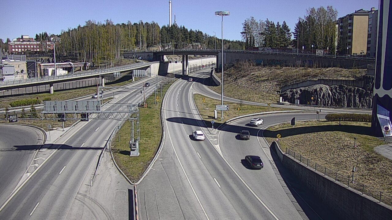 Weather Camera Image Väg 12 Tammerfors, Rantatunneli Armonkallio, Tampere, Pirkanmaa