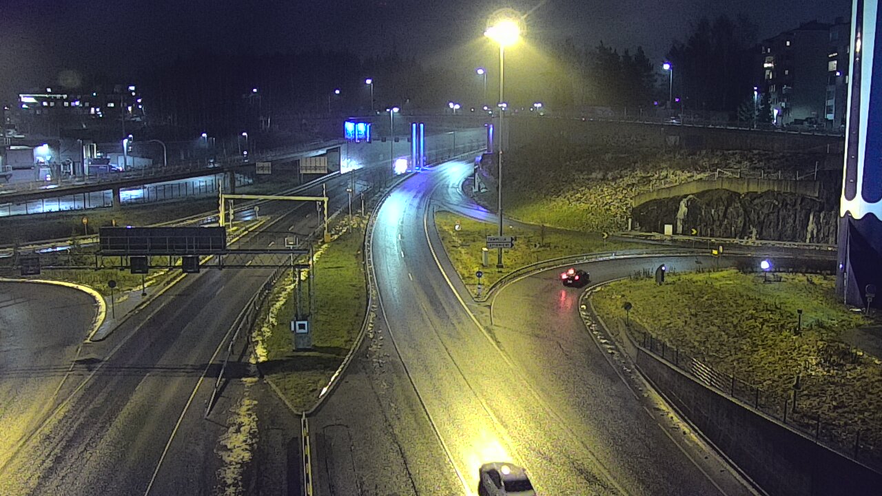 Weather Camera Image Väg 12 Tammerfors, Rantatunneli Armonkallio, Tampere, Pirkanmaa