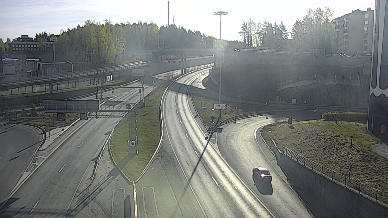 Weather Camera Image Väg 12 Tammerfors, Rantatunneli Armonkallio, Tampere, Pirkanmaa