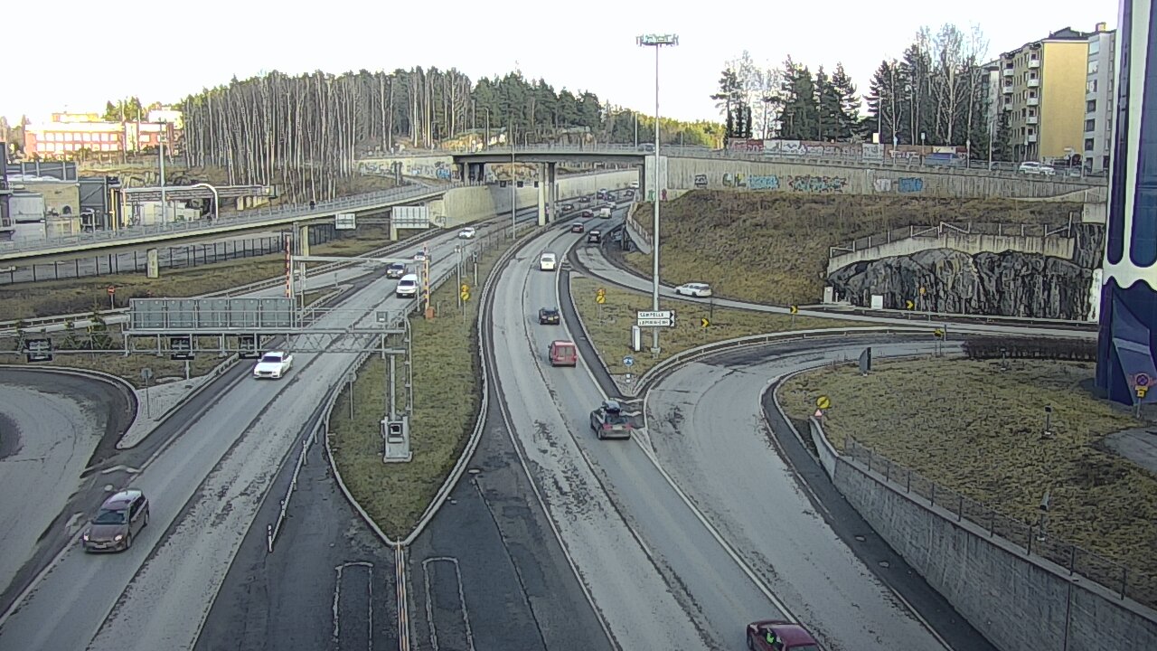 Weather Camera Image Väg 12 Tammerfors, Rantatunneli Armonkallio, Tampere, Pirkanmaa