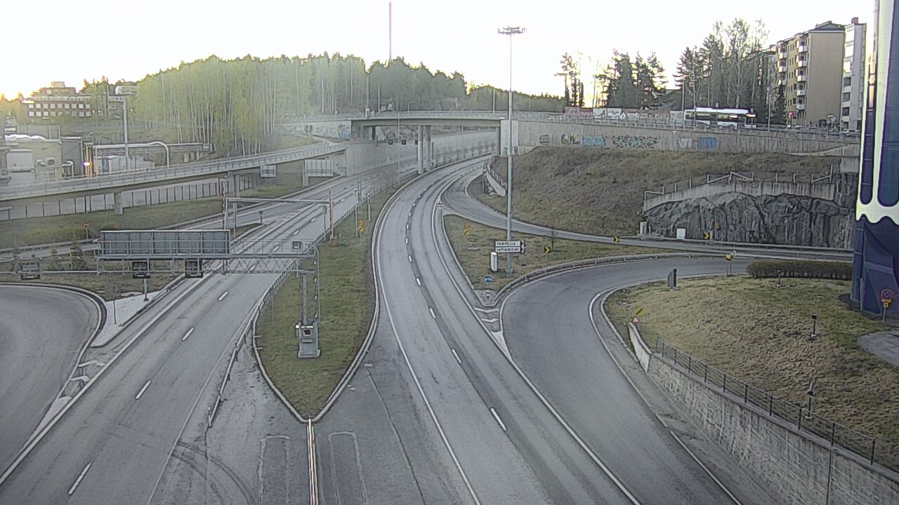 Weather Camera Image Väg 12 Tammerfors, Rantatunneli Armonkallio, Tampere, Pirkanmaa