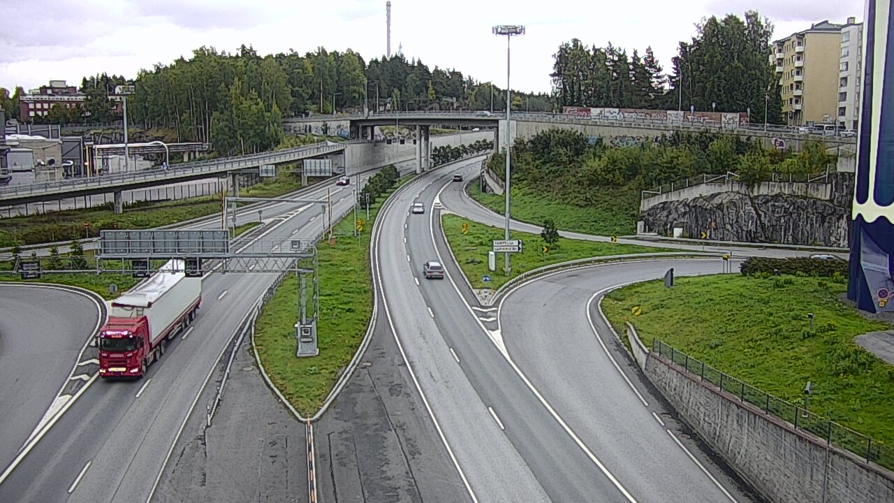 Kelikamerat Kuva Tie 12 Tampere, Rantatunneli Armonkallio, Tampere, Pirkanmaa