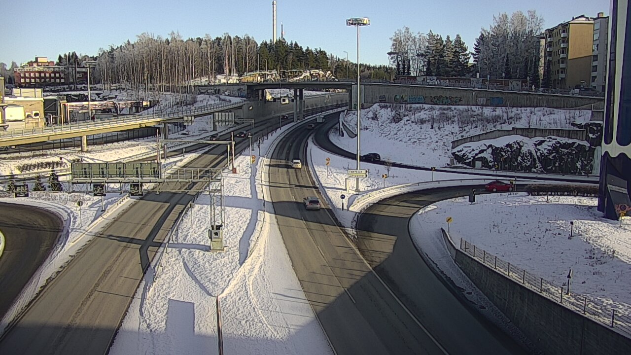 Weather Camera Image Road 12 Tampere, Rantatunneli Armonkallio, Tampere, Pirkanmaa