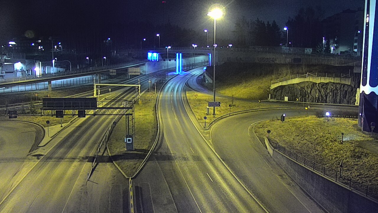 Weather Camera Image Väg 12 Tammerfors, Rantatunneli Armonkallio, Tampere, Pirkanmaa