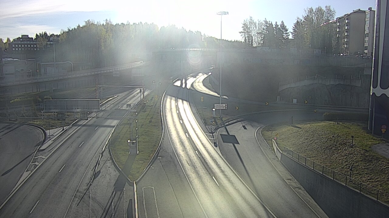Weather Camera Image Väg 12 Tammerfors, Rantatunneli Armonkallio, Tampere, Pirkanmaa