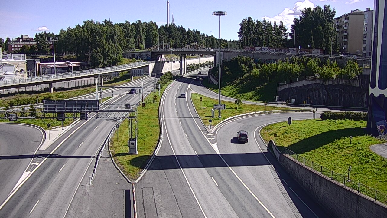 Kelikamerat Kuva Tie 12 Tampere, Rantatunneli Armonkallio, Tampere, Pirkanmaa