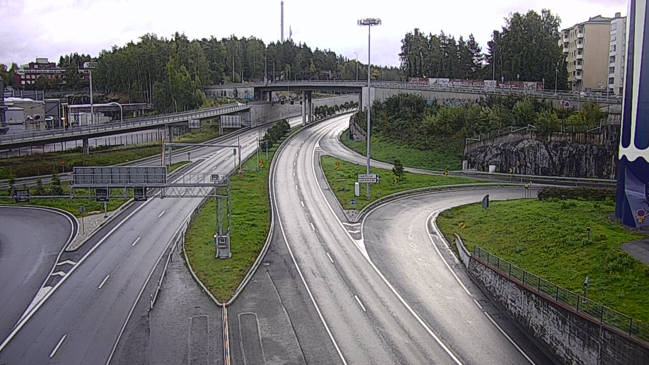 Weather Camera Image Road 12 Tampere, Rantatunneli Armonkallio, Tampere, Pirkanmaa