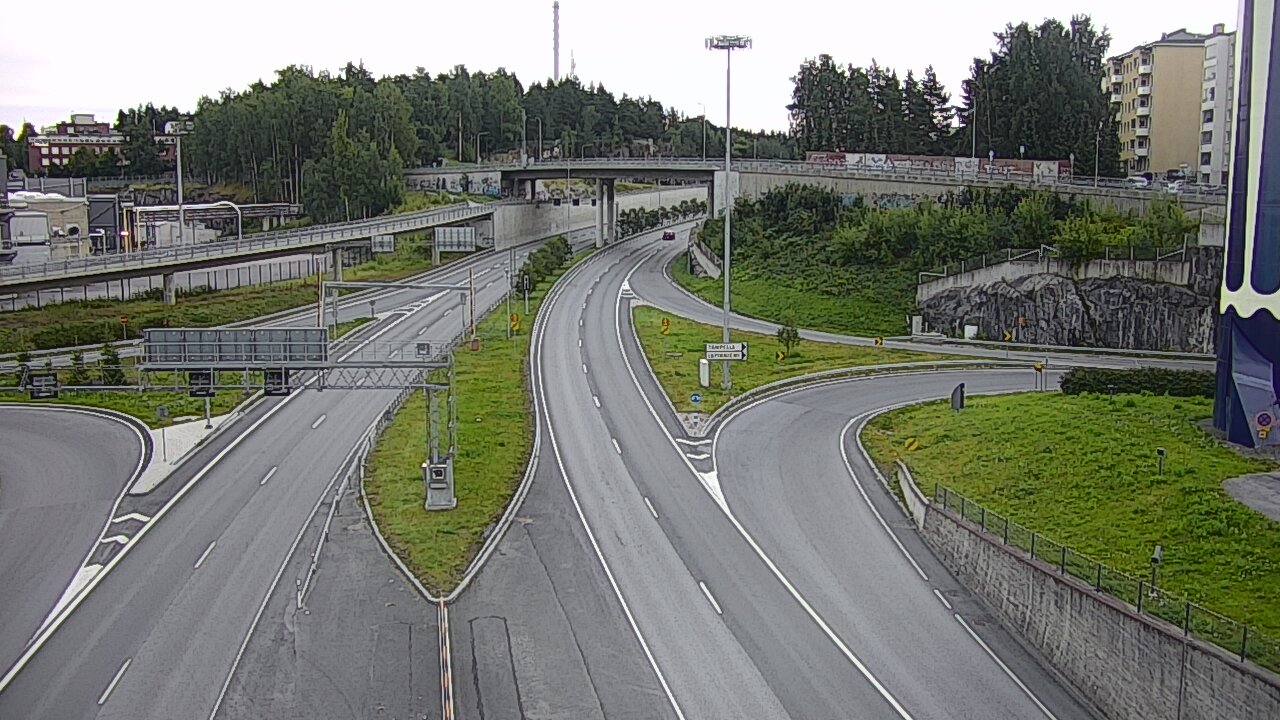 Weather Camera Image Road 12 Tampere, Rantatunneli Armonkallio, Tampere, Pirkanmaa