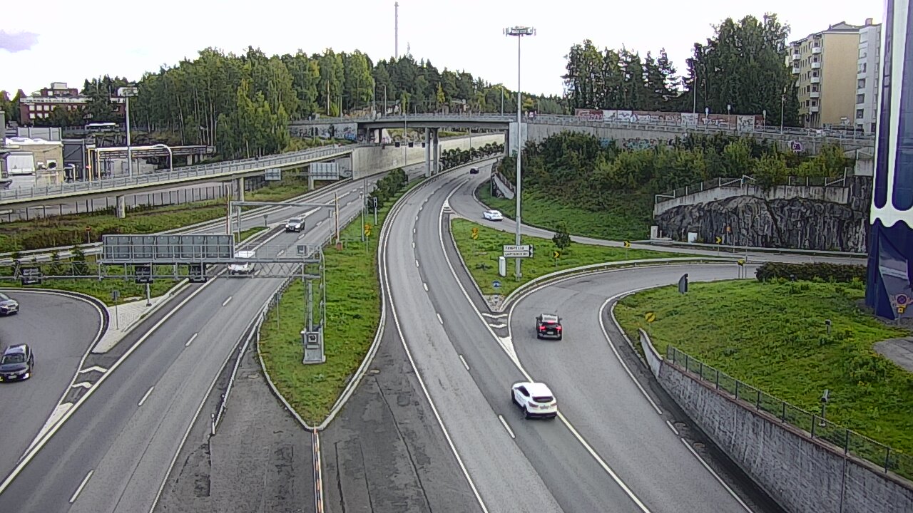 Weather Camera Image Road 12 Tampere, Rantatunneli Armonkallio, Tampere, Pirkanmaa