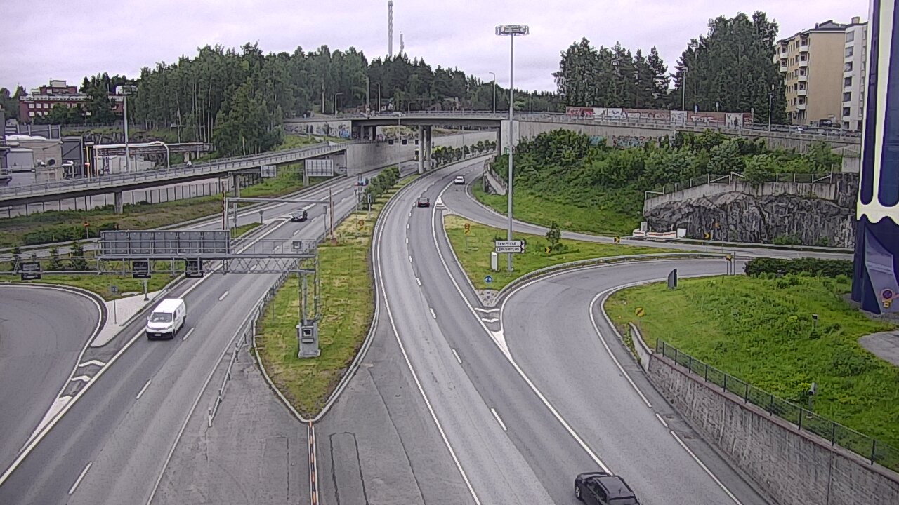 Kelikamerat Kuva Tie 12 Tampere, Rantatunneli Armonkallio, Tampere, Pirkanmaa