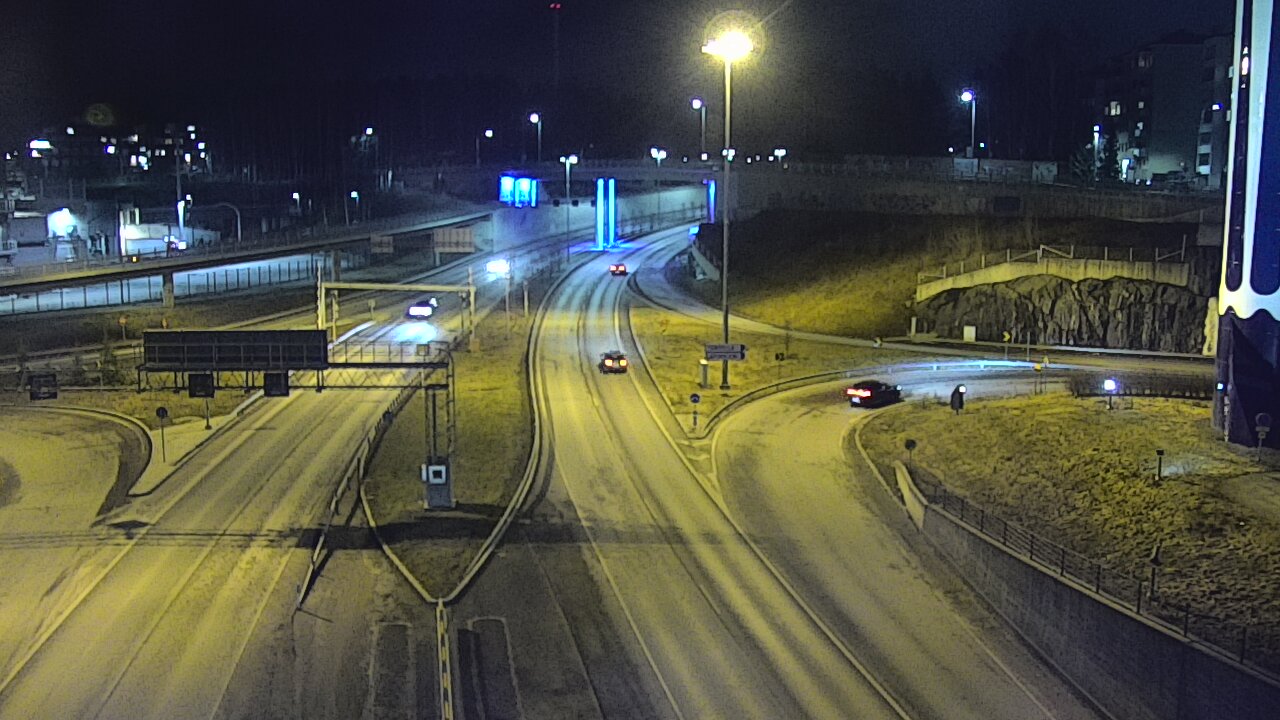 Weather Camera Image Väg 12 Tammerfors, Rantatunneli Armonkallio, Tampere, Pirkanmaa