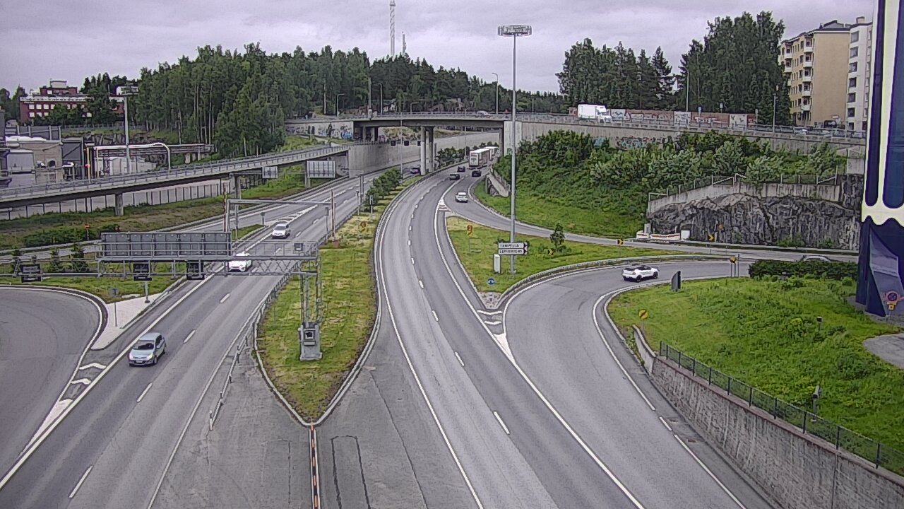 Kelikamerat Kuva Tie 12 Tampere, Rantatunneli Armonkallio, Tampere, Pirkanmaa