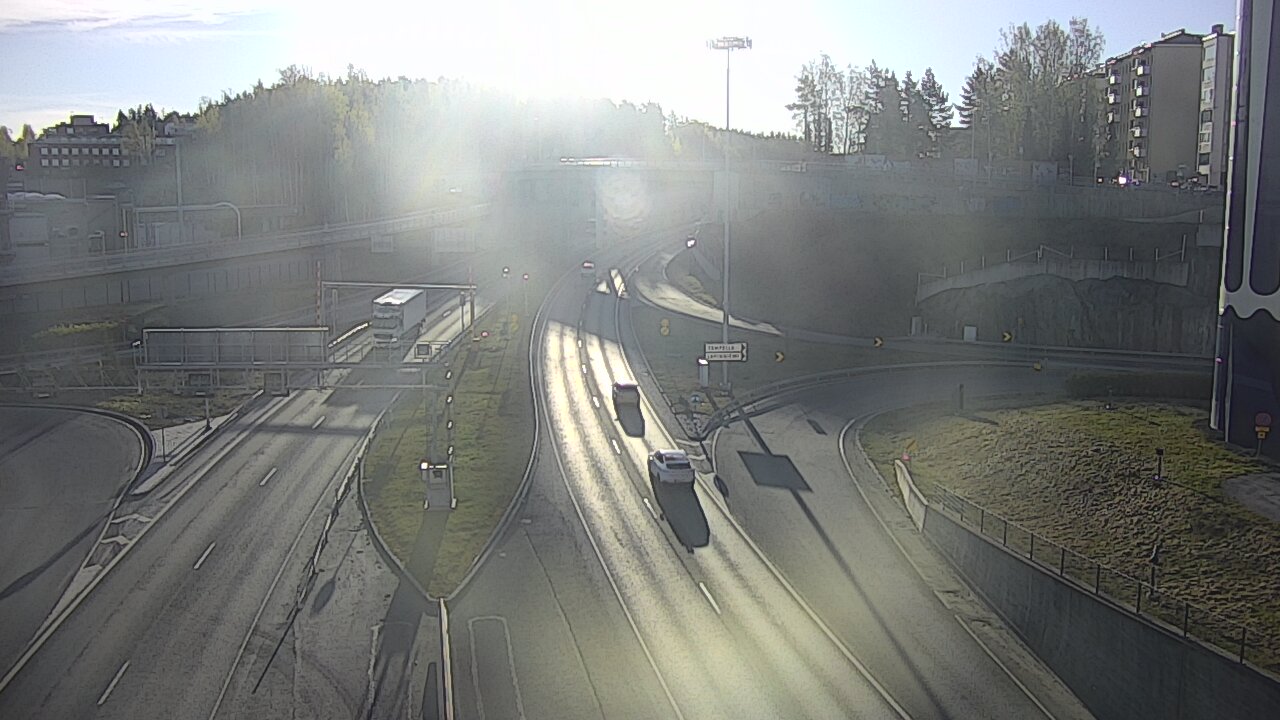 Weather Camera Image Väg 12 Tammerfors, Rantatunneli Armonkallio, Tampere, Pirkanmaa