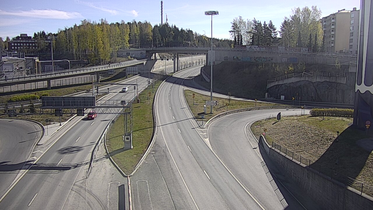 Weather Camera Image Väg 12 Tammerfors, Rantatunneli Armonkallio, Tampere, Pirkanmaa