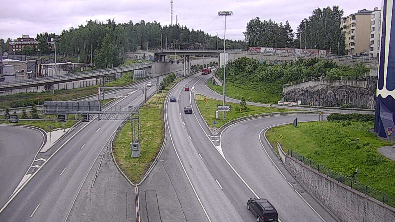 Kelikamerat Kuva Tie 12 Tampere, Rantatunneli Armonkallio, Tampere, Pirkanmaa