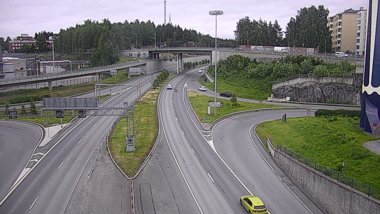 Kelikamerat Kuva Tie 12 Tampere, Rantatunneli Armonkallio, Tampere, Pirkanmaa