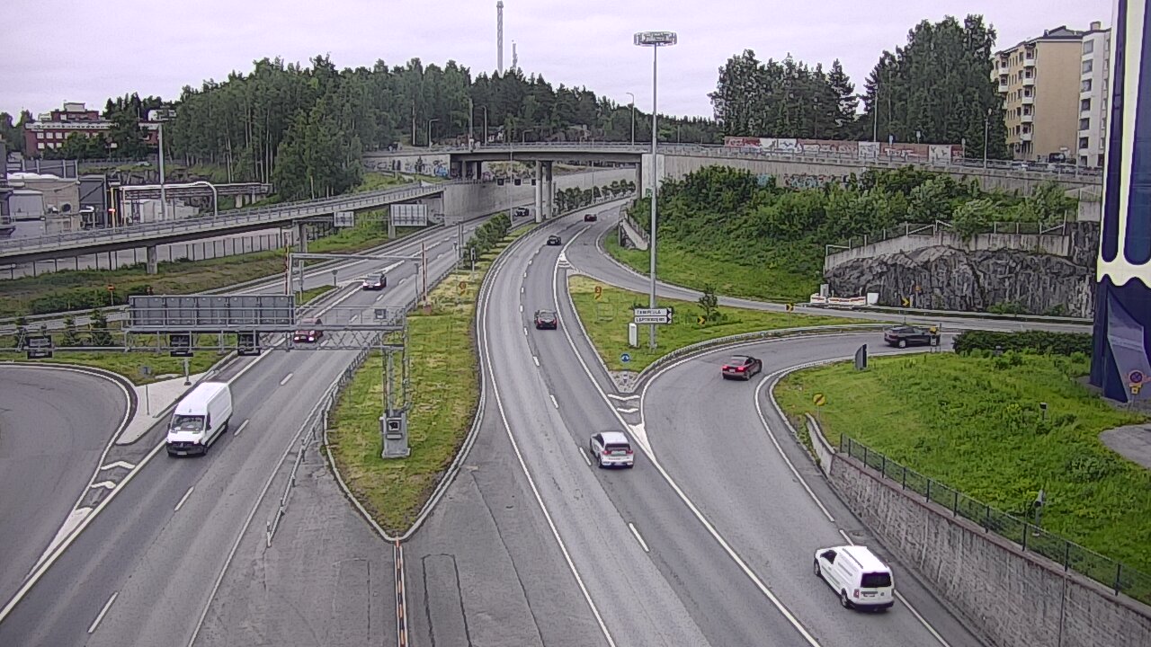 Kelikamerat Kuva Tie 12 Tampere, Rantatunneli Armonkallio, Tampere, Pirkanmaa