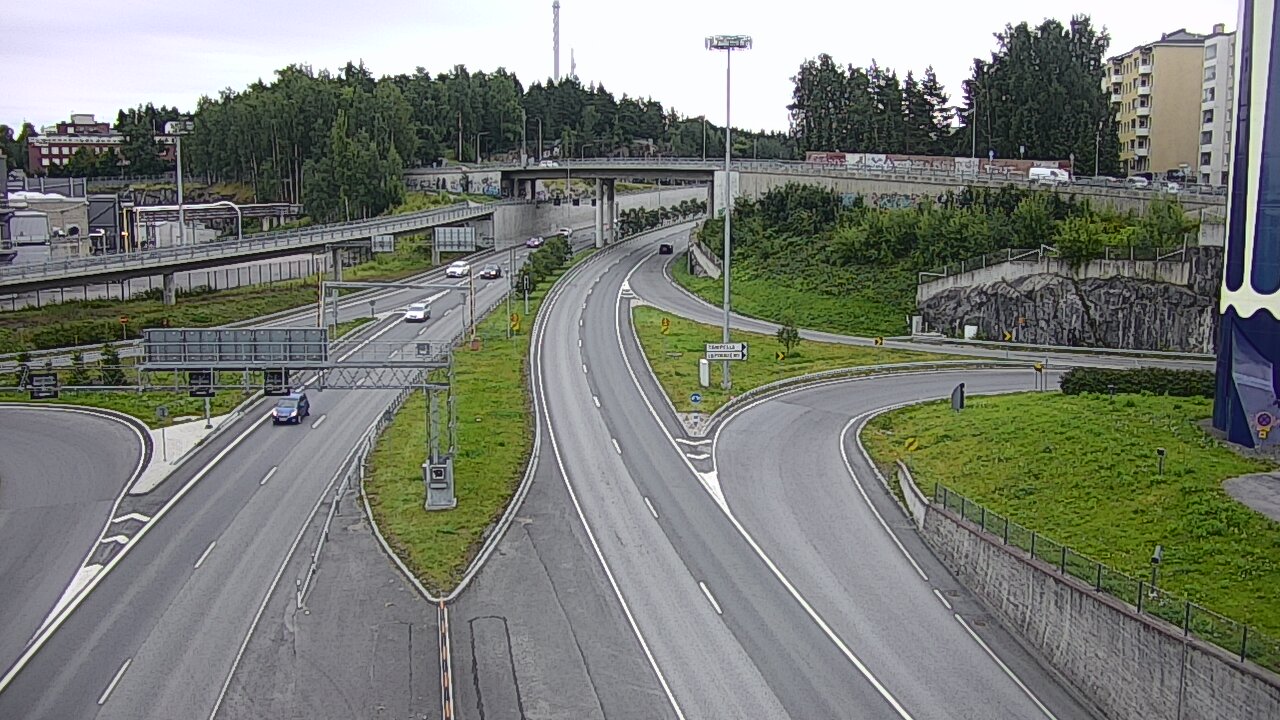 Weather Camera Image Road 12 Tampere, Rantatunneli Armonkallio, Tampere, Pirkanmaa
