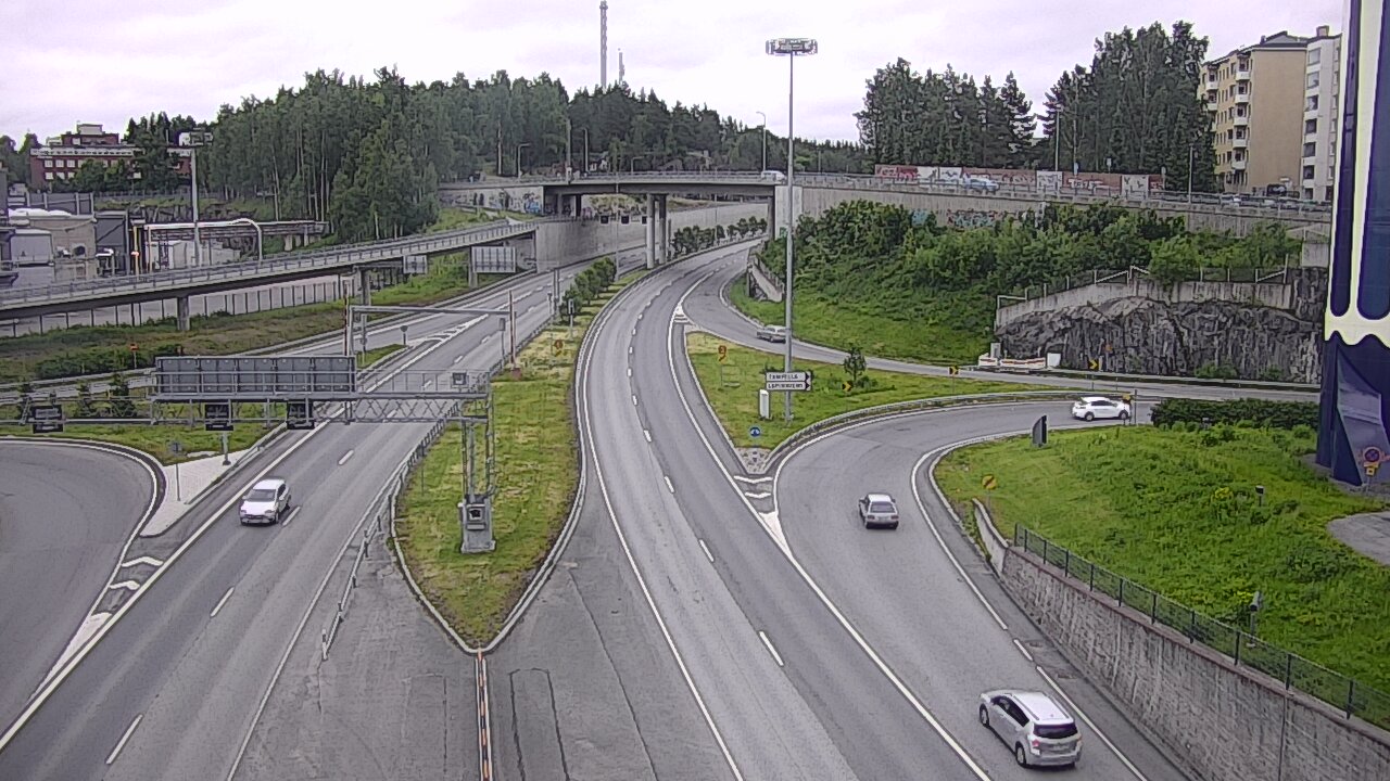 Kelikamerat Kuva Tie 12 Tampere, Rantatunneli Armonkallio, Tampere, Pirkanmaa