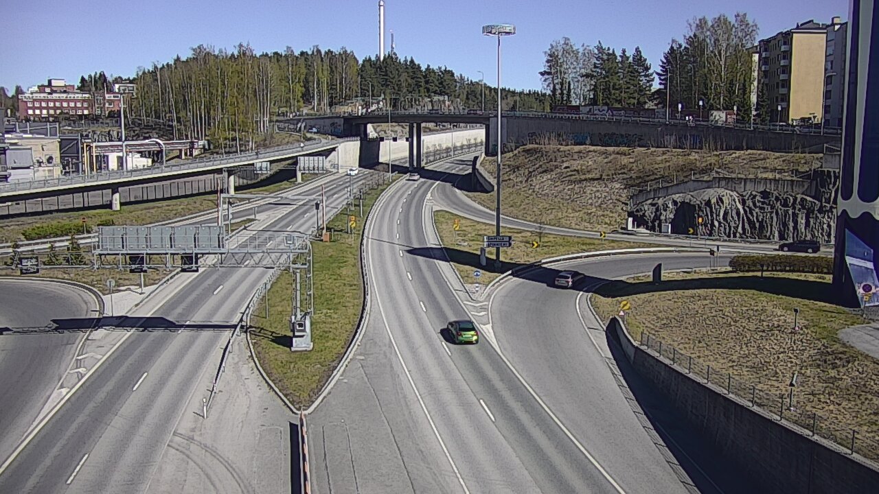 Weather Camera Image Väg 12 Tammerfors, Rantatunneli Armonkallio, Tampere, Pirkanmaa