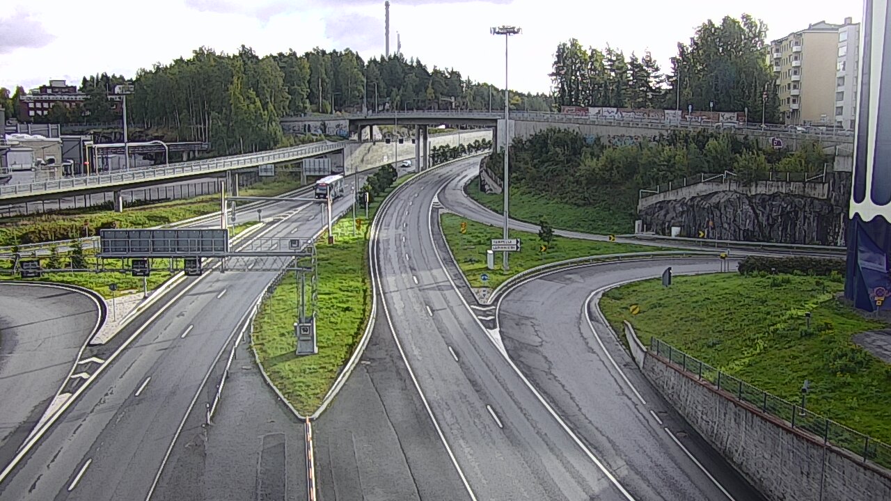 Weather Camera Image Road 12 Tampere, Rantatunneli Armonkallio, Tampere, Pirkanmaa