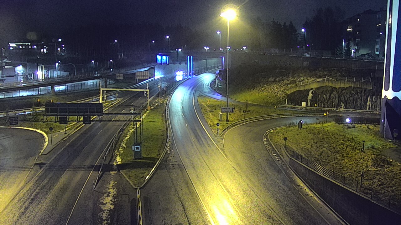 Weather Camera Image Väg 12 Tammerfors, Rantatunneli Armonkallio, Tampere, Pirkanmaa