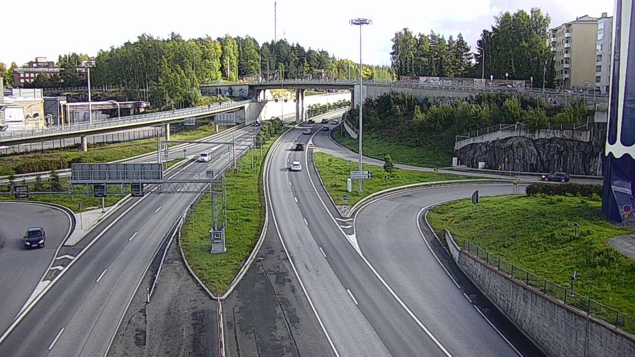 Weather Camera Image Road 12 Tampere, Rantatunneli Armonkallio, Tampere, Pirkanmaa