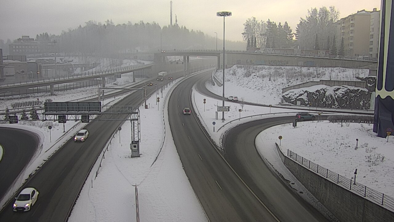 Weather Camera Image Road 12 Tampere, Rantatunneli Armonkallio, Tampere, Pirkanmaa