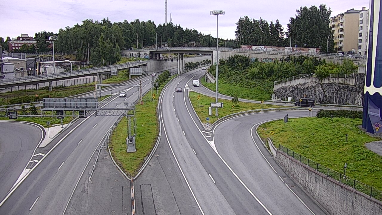Weather Camera Image Road 12 Tampere, Rantatunneli Armonkallio, Tampere, Pirkanmaa