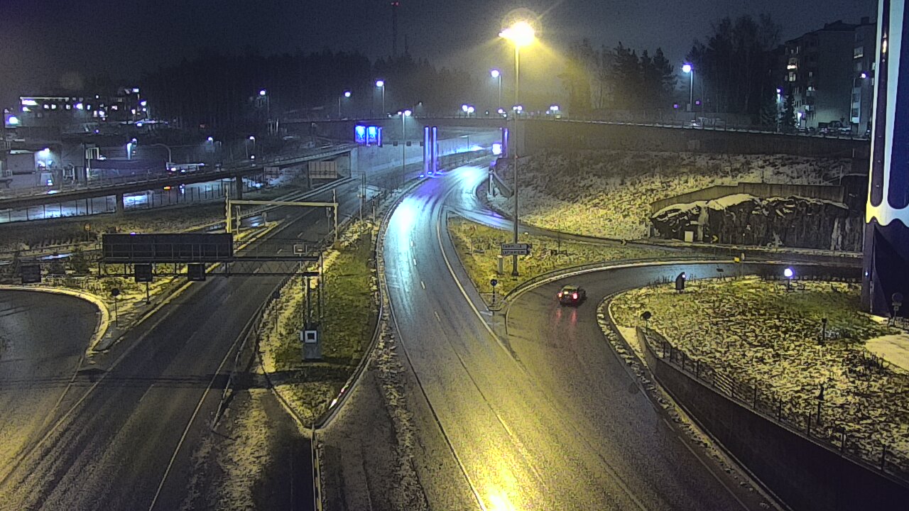 Weather Camera Image Väg 12 Tammerfors, Rantatunneli Armonkallio, Tampere, Pirkanmaa