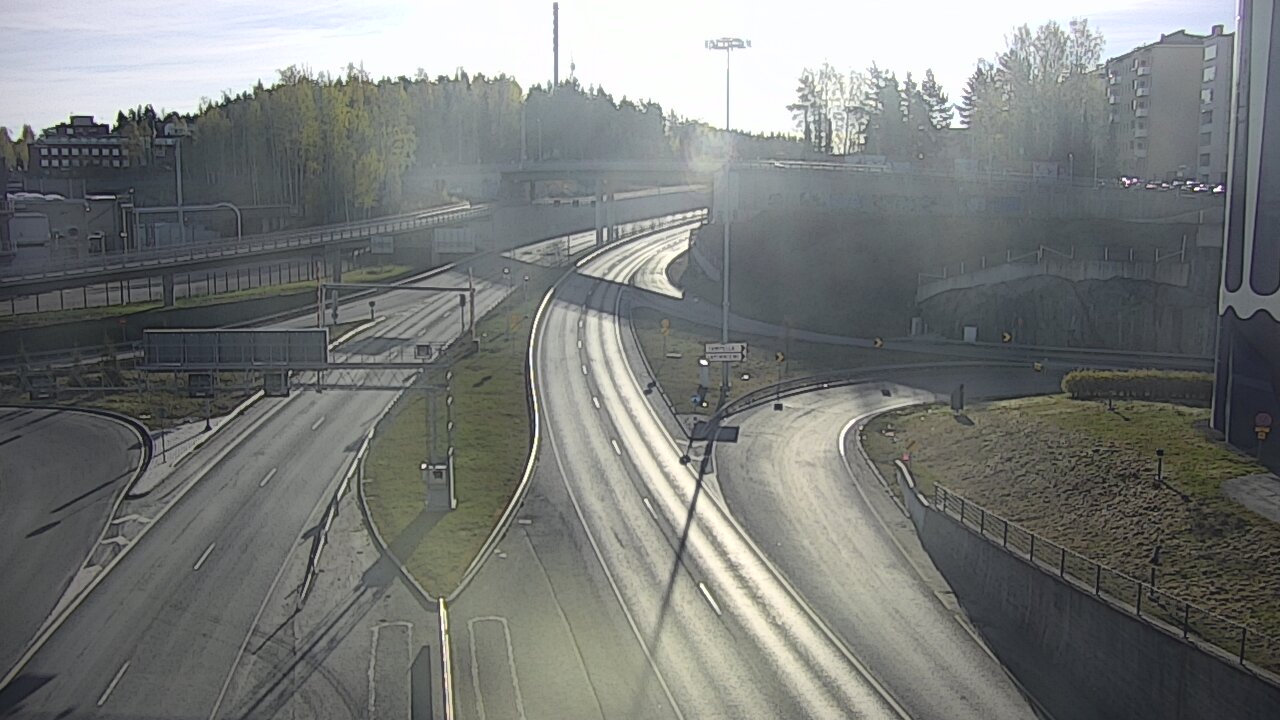 Weather Camera Image Väg 12 Tammerfors, Rantatunneli Armonkallio, Tampere, Pirkanmaa