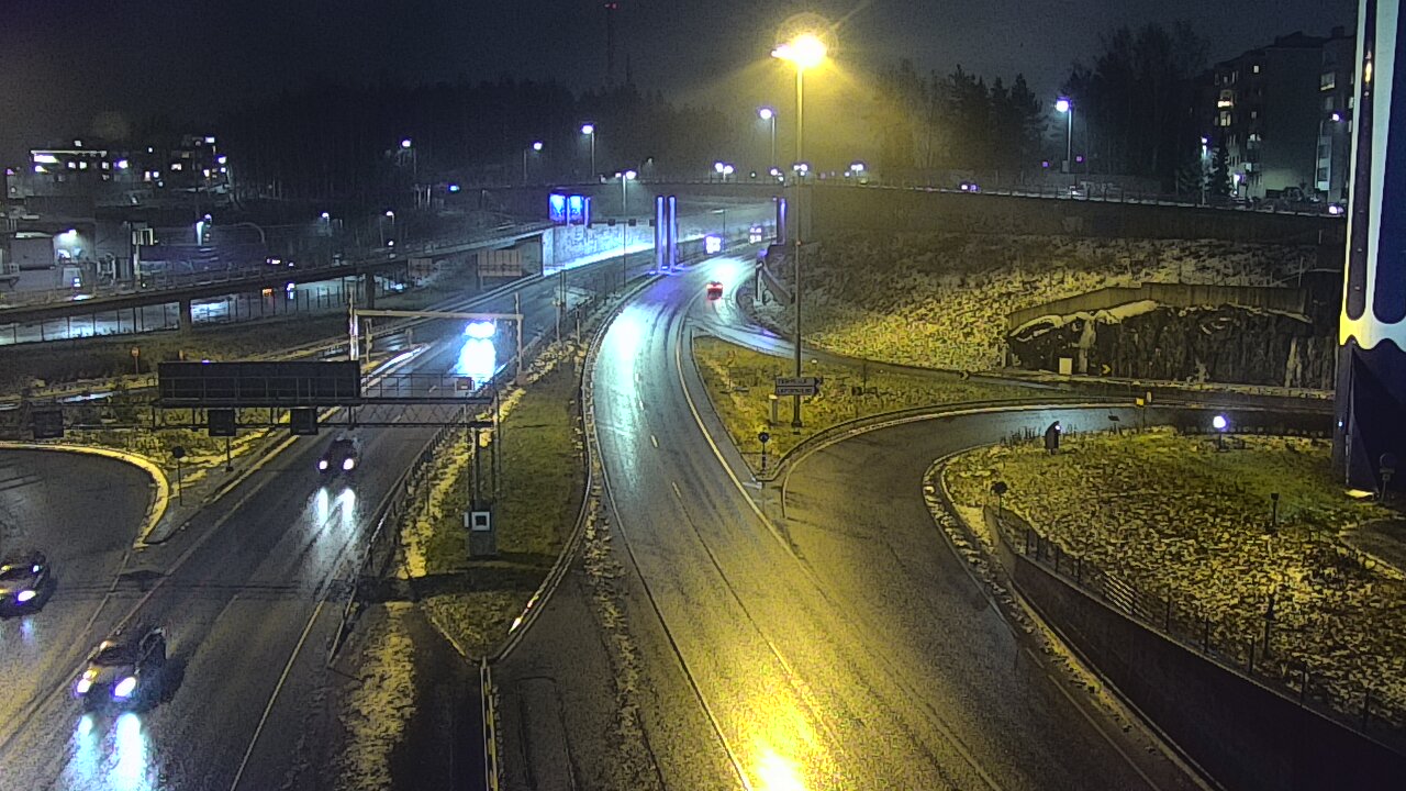 Weather Camera Image Väg 12 Tammerfors, Rantatunneli Armonkallio, Tampere, Pirkanmaa