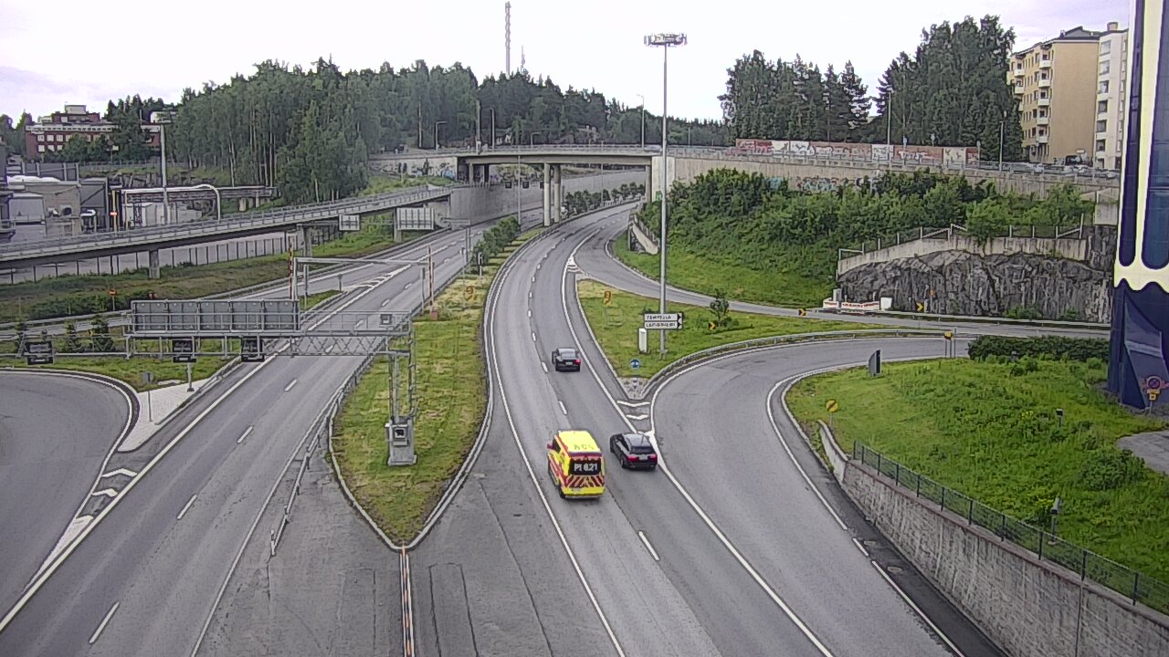 Kelikamerat Kuva Tie 12 Tampere, Rantatunneli Armonkallio, Tampere, Pirkanmaa