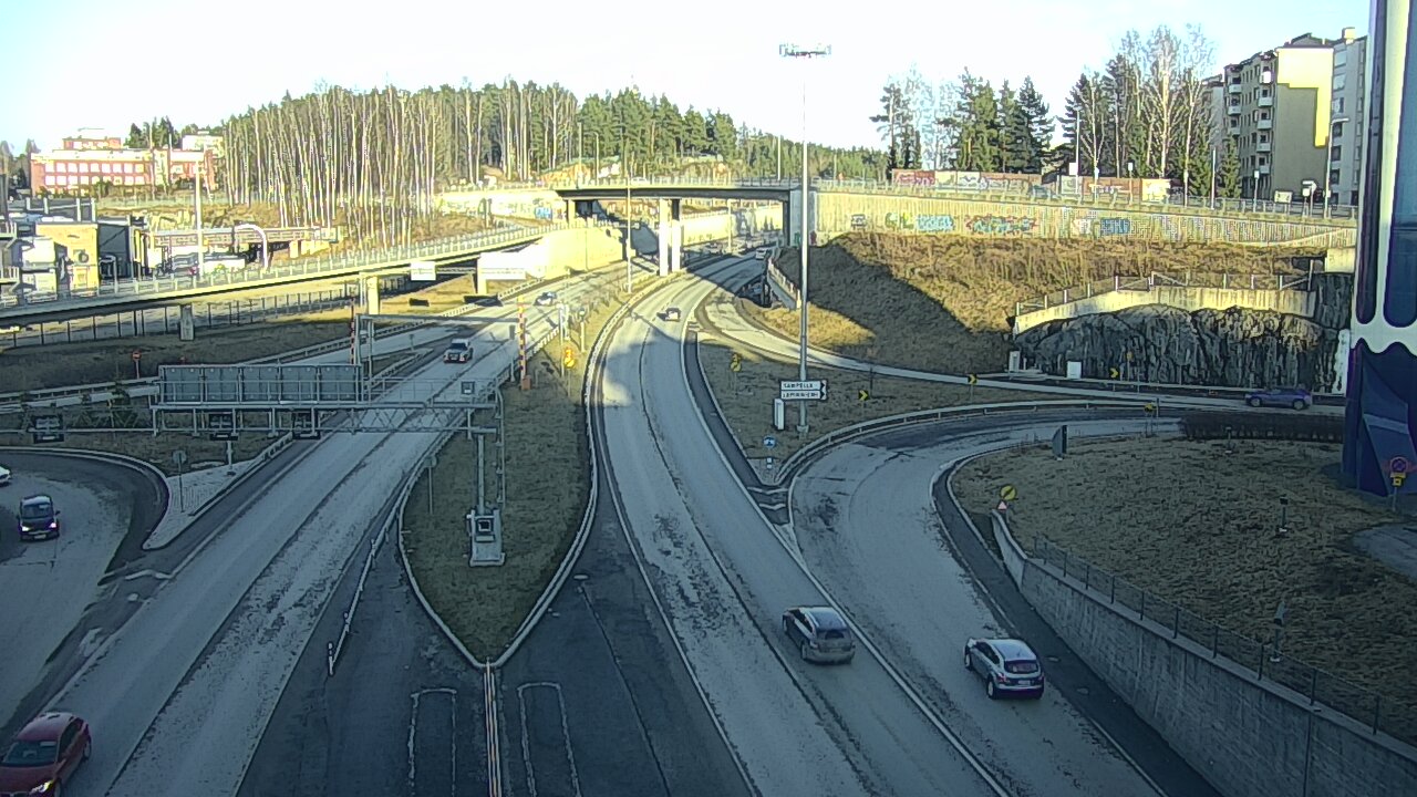 Weather Camera Image Väg 12 Tammerfors, Rantatunneli Armonkallio, Tampere, Pirkanmaa