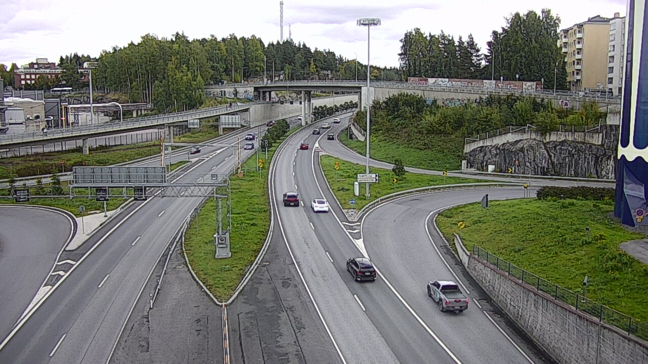 Weather Camera Image Road 12 Tampere, Rantatunneli Armonkallio, Tampere, Pirkanmaa
