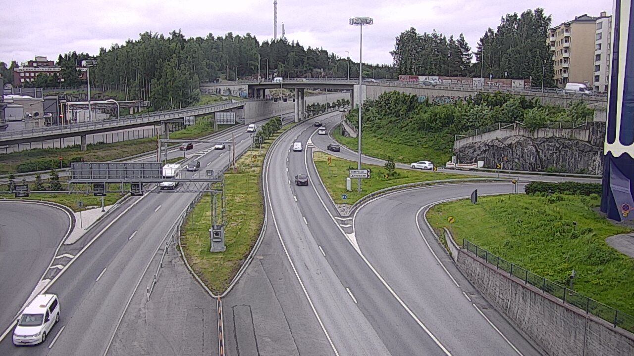 Kelikamerat Kuva Tie 12 Tampere, Rantatunneli Armonkallio, Tampere, Pirkanmaa