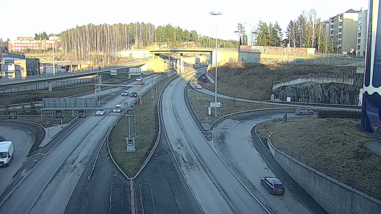 Weather Camera Image Väg 12 Tammerfors, Rantatunneli Armonkallio, Tampere, Pirkanmaa
