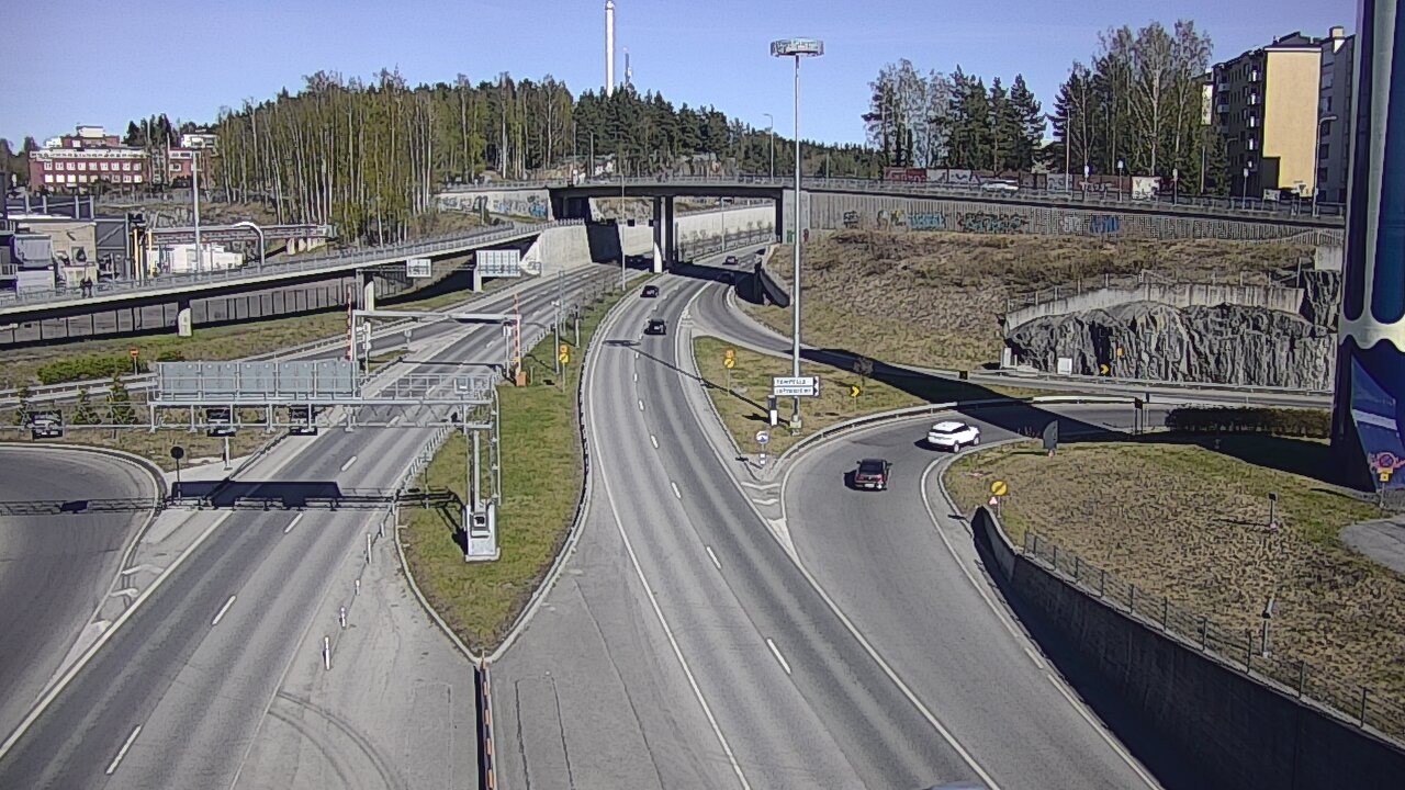 Weather Camera Image Väg 12 Tammerfors, Rantatunneli Armonkallio, Tampere, Pirkanmaa