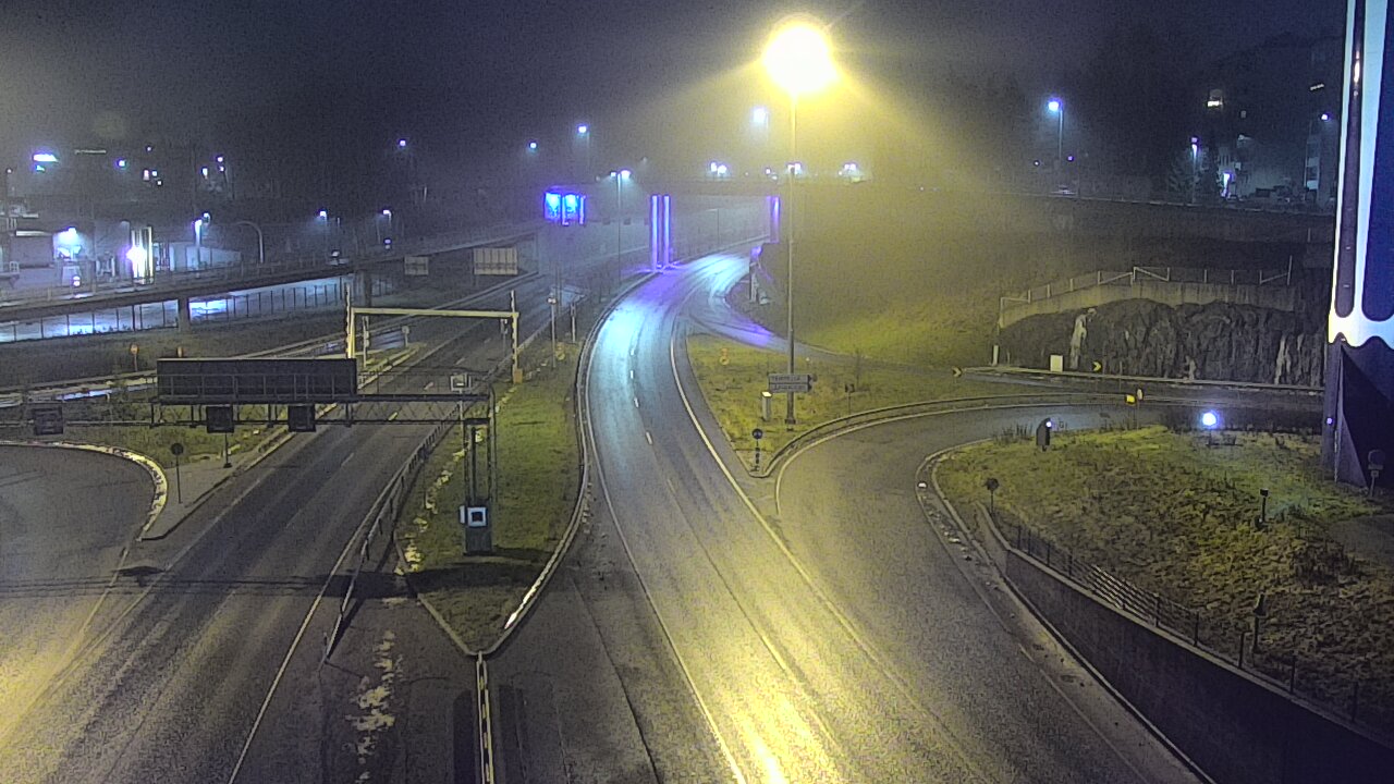 Weather Camera Image Väg 12 Tammerfors, Rantatunneli Armonkallio, Tampere, Pirkanmaa
