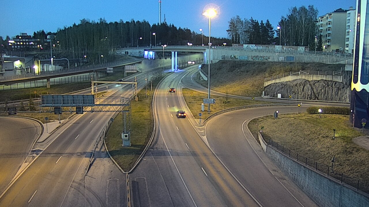 Weather Camera Image Road 12 Tampere, Rantatunneli Armonkallio, Tampere, Pirkanmaa