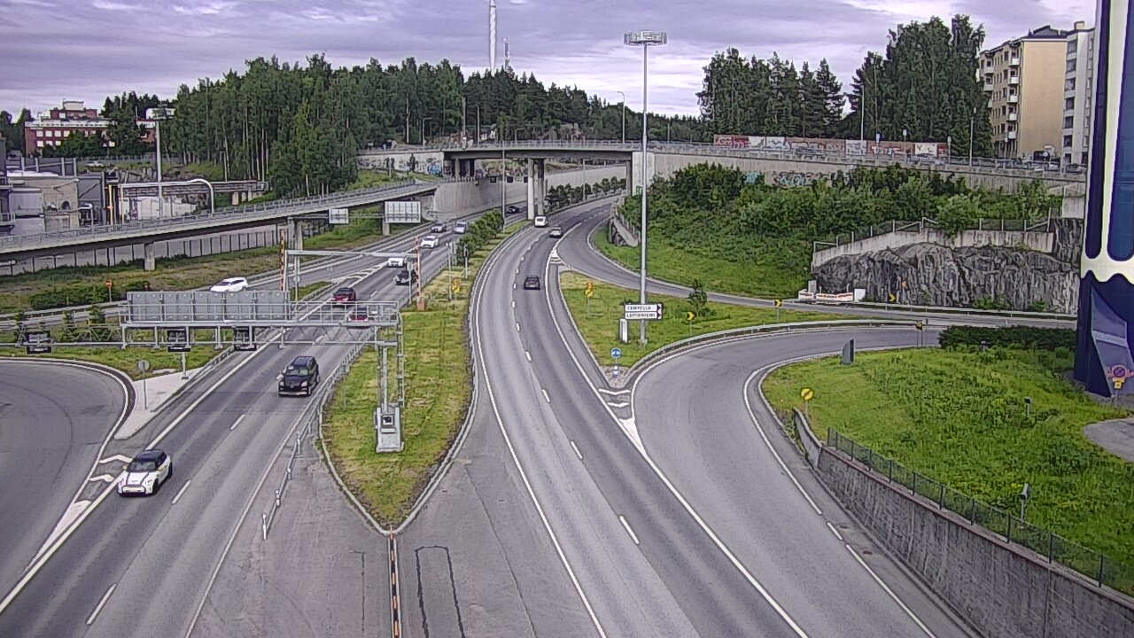 Kelikamerat Kuva Tie 12 Tampere, Rantatunneli Armonkallio, Tampere, Pirkanmaa