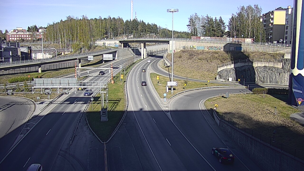 Weather Camera Image Väg 12 Tammerfors, Rantatunneli Armonkallio, Tampere, Pirkanmaa