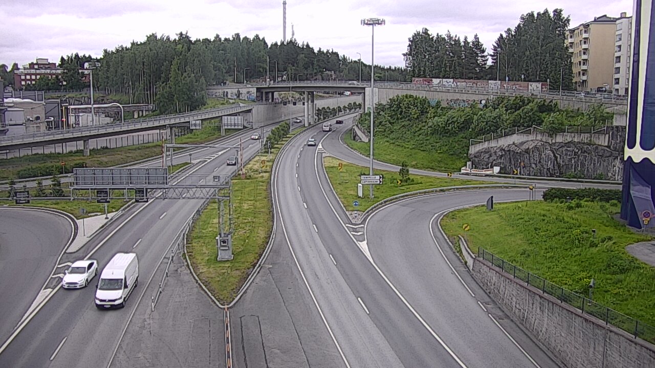 Kelikamerat Kuva Tie 12 Tampere, Rantatunneli Armonkallio, Tampere, Pirkanmaa