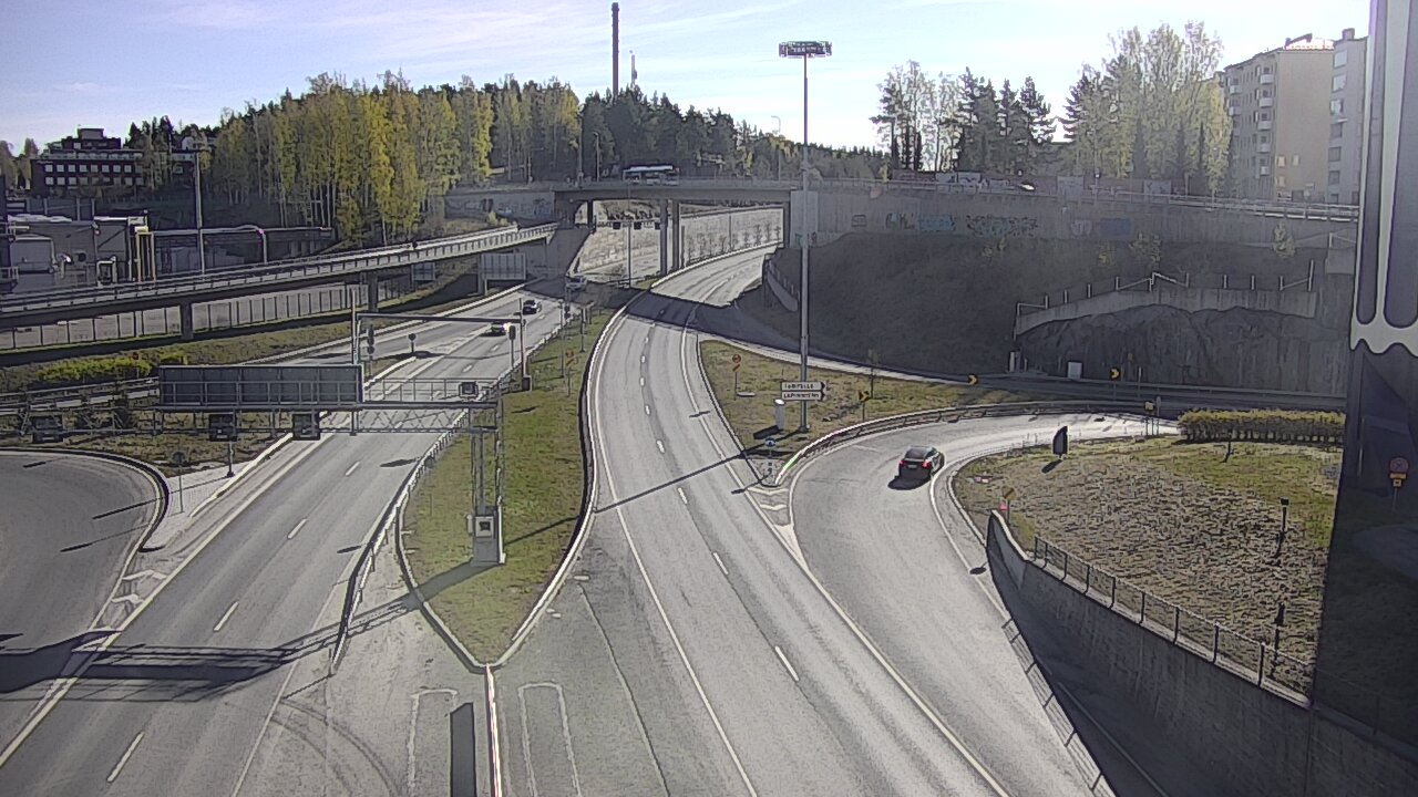 Weather Camera Image Väg 12 Tammerfors, Rantatunneli Armonkallio, Tampere, Pirkanmaa