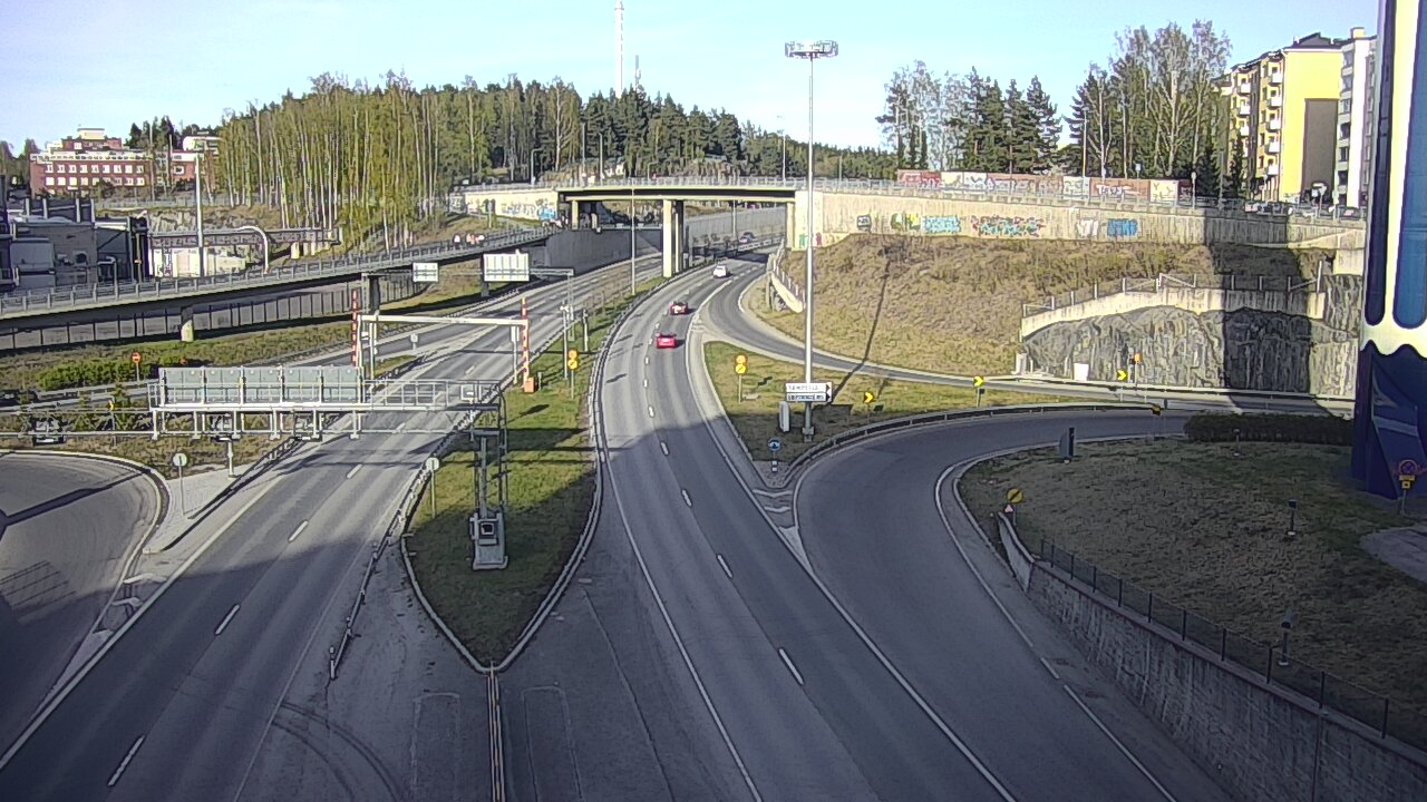 Weather Camera Image Väg 12 Tammerfors, Rantatunneli Armonkallio, Tampere, Pirkanmaa