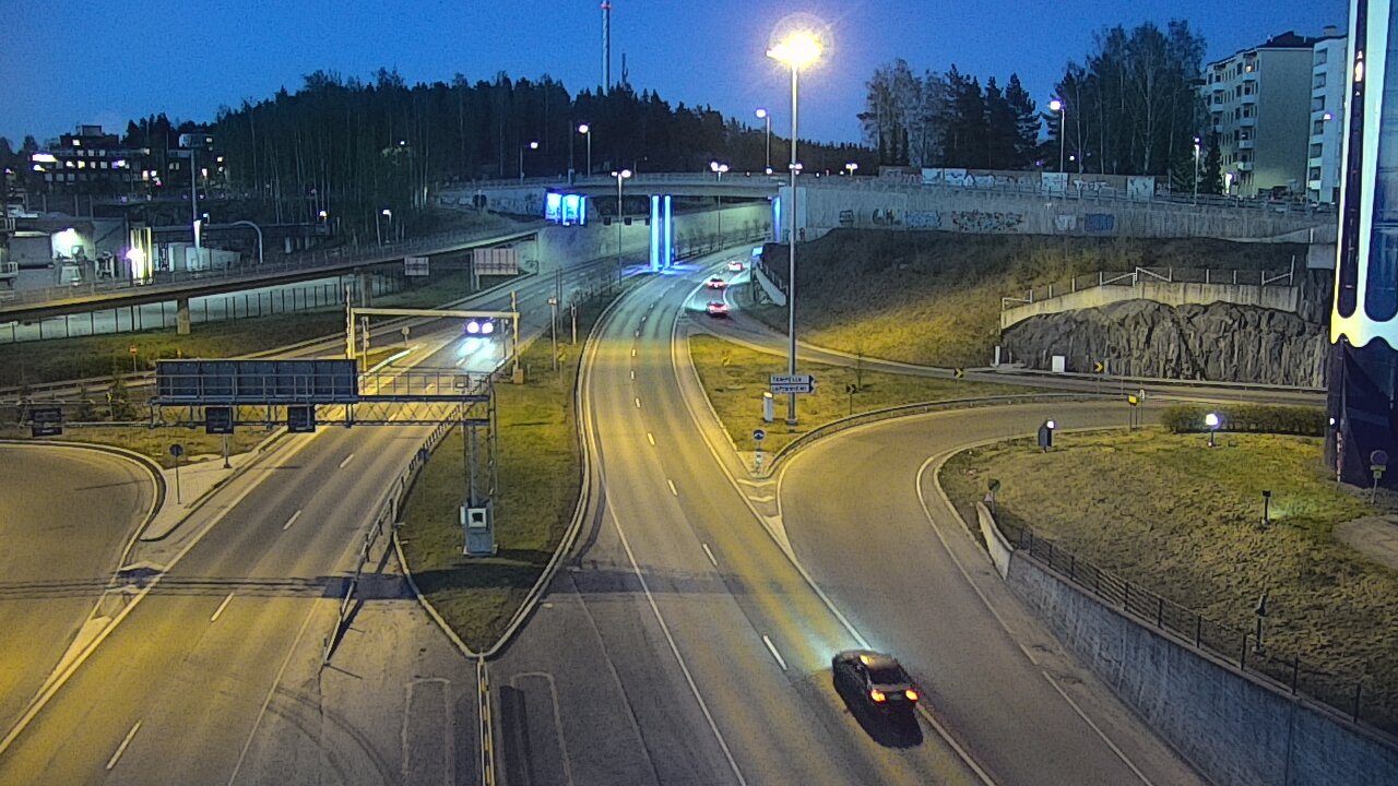 Weather Camera Image Road 12 Tampere, Rantatunneli Armonkallio, Tampere, Pirkanmaa